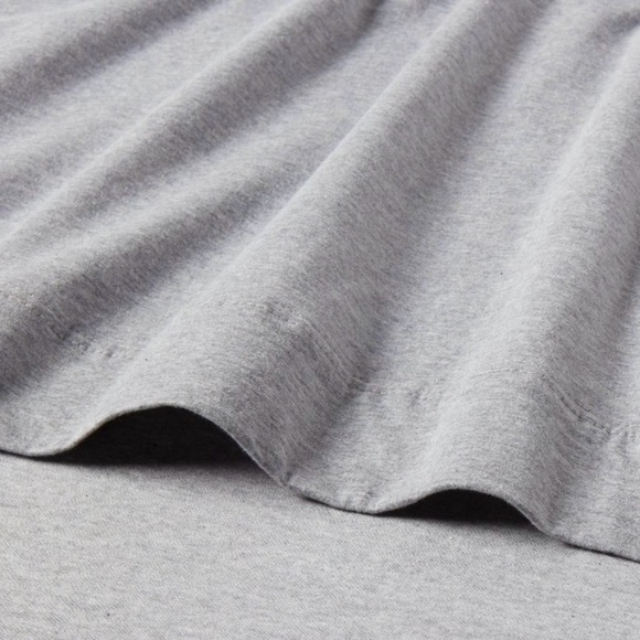 Threshold NWT Full Size Jersey Knit Heather Grey 4-Piece Sheet Set - Picture 5 of 6